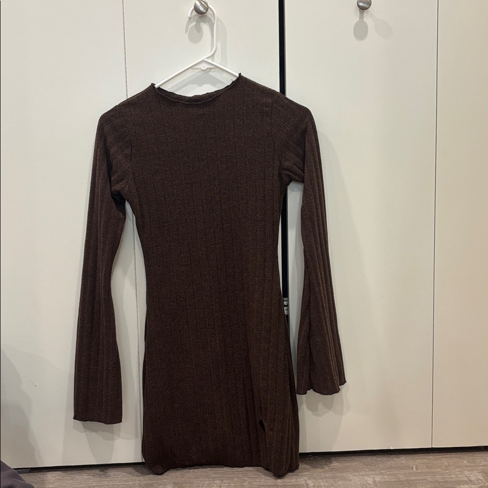 Windsor Brown Knit Dress